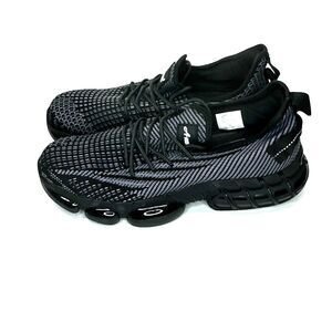 Arisic Black Lightweight Composite Safety-Toe Work Shoes Men’s US 12 / EU 45